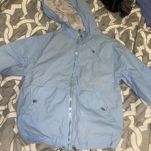 Windbreaker with soft lining inside